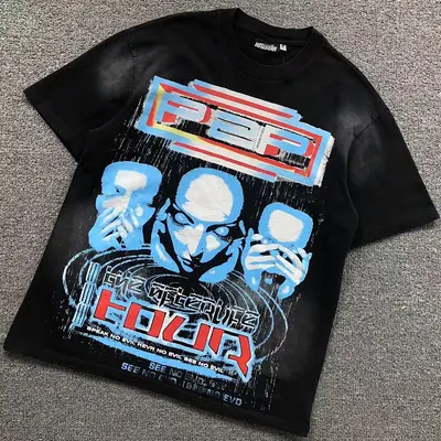 ￥108 HELLSTAR T-SHIRT 505261117（im 170cm 60kg i wear size S in the phot）