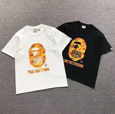 ￥85 BAPE T-SHIRT 4105260398（im 170cm 60kg i wear size S in the phot）