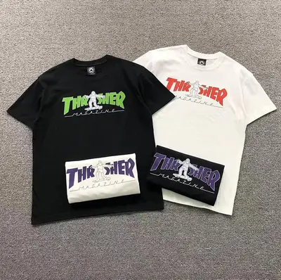 ￥68 THRASHER T-SHIRT 41060923121 （im 170cm 60kg i wear size M in the phot）