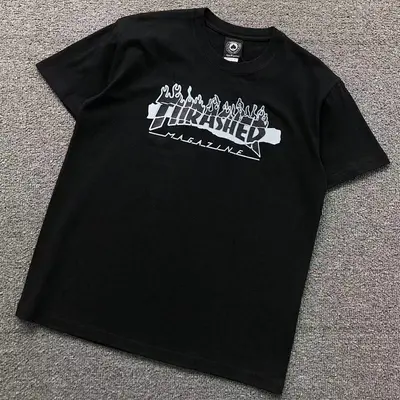 ￥68 THRASHER T-SHIRT 41060919121 （im 170cm 60kg i wear size M in the phot）