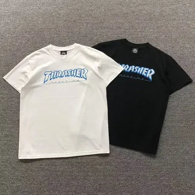 ￥68 THRASHER T-SHIRT 41060902121（im 170cm 60kg i wear size M in the phot）