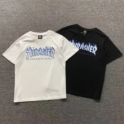 ￥68 THRASHER T-SHIRT 41060911121 （im 170cm 60kg i wear size L in the phot）