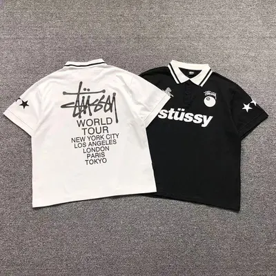 ￥88 STUSSY POLO 56090882（im 170cm 60kg i wear size S in the phot）