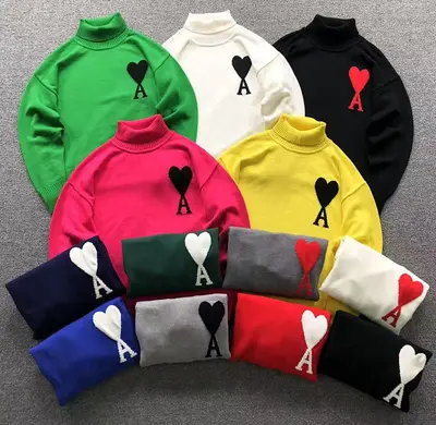 ￥178 AMI SWEATER 4106190277（im 170cm 60kg i wear size S in the phot）