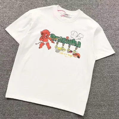 ¥108 P⭐R⭐Y T-SHIRT 3106240117(im 170cm 60kg i wear size S in the phot)