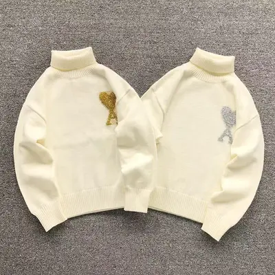 ¥178 AMI SWEATER 4106240977(im 170cm 60kg i wear size S in the phot)