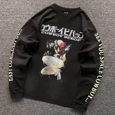 ￥138 SAINT MICHAEL LONG SLEEVED 216250617（im 170cm 60kg i wear size S in the phot）