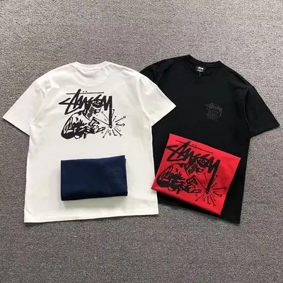 ￥78 STUSSY T-SHIRT 3106262102（im 170cm 60kg i wear size L in the phot）