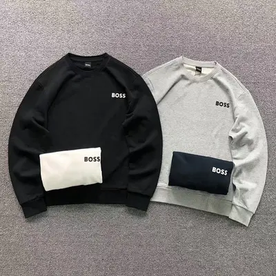 ¥128 H⭐G⭐ B⭐⭐S HOODIE 3106271901(im 170cm 60kg i wear size L in the phot)