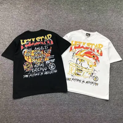 ¥85 HELLSTAR T-SHIRT 56281189(im 170cm 60kg i wear size S in the phot)