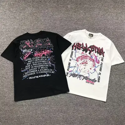 ¥85 HELLSTAR T-SHIRT 56281789(im 170cm 60kg i wear size S in the phot)