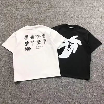 ￥78 PALM ANGELS T-SHIRT 41070130121（im 170cm 60kg i wear size S in the phot）