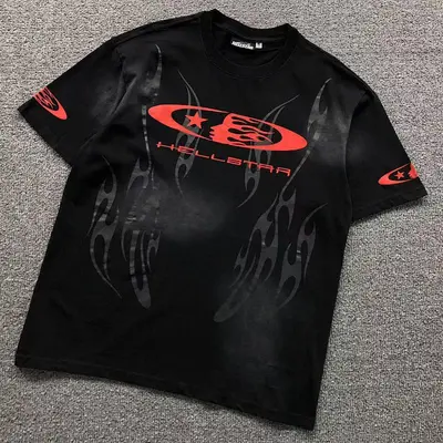 ￥105 HELLSTAR T-SHIRT 3107013217（im 170cm 60kg i wear size S in the phot）