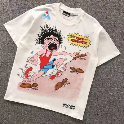 ￥95 HELLSTAR T-SHIRT 3107013917（im 170cm 60kg i wear size S in the phot）