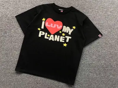 ￥85 BROKEN PLANET T-SHIRT 1107030134（im 170cm 60kg i wear size S in the phot）