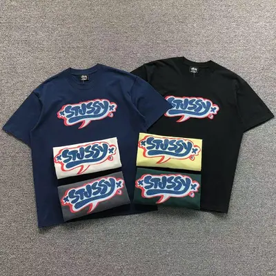 ￥78 STUSSY T-SHIRT 1107040502（（im 170cm 60kg i wear size L in the phot）