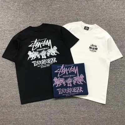 ￥78 STUSSY T-SHIRT 1107040802（im 170cm 60kg i wear size L in the phot）