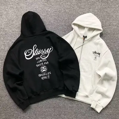 ￥178 STUSSY HOODIE 4107080577（im 170cm 60kg i wear size S in the phot）