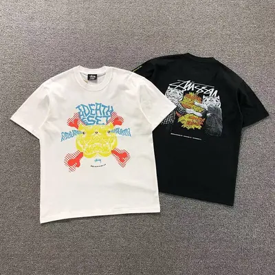 ￥85 STUSSY T-SHIRT 3107092102（im 170cm 60kg i wear size M in the phot）