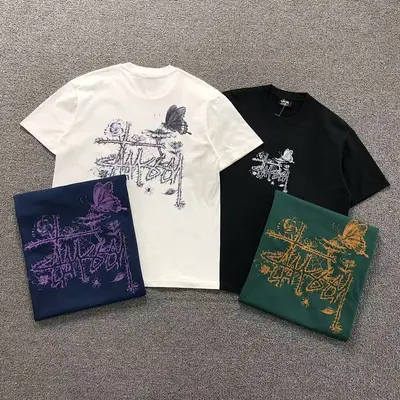 ￥85 STUSSY T-SHIRT 3107091602（im 170cm 60kg i wear size M in the phot）