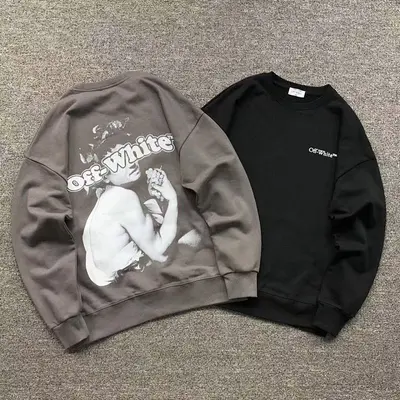 ￥138 OFF-WHITE HOODIE 3107101317（im 170cm 60kg i wear size S in the phot）