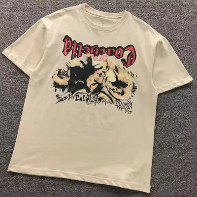 ￥78 TRAVIS SCOTT T-SHIRT 57116791（im 170cm 60kg i wear size S in the phot）