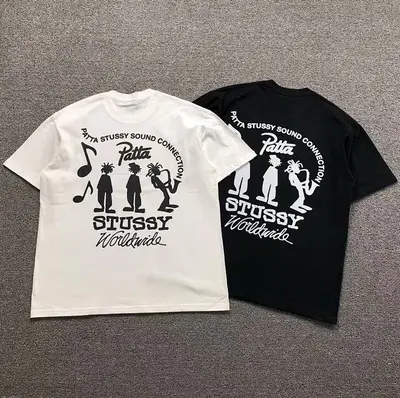 ¥78 STUSSY T-SHIRT 571217123(im 170cm 60kg i wear size L in the phot)