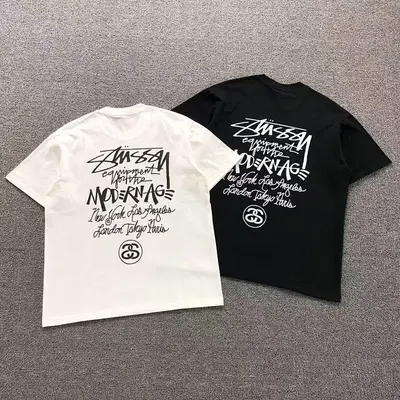 ¥78 STUSSY T-SHIRT 571202123(im 170cm 60kg i wear size M in the phot)
