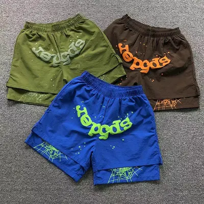 ¥188 SP5DER SHORTS 3107150172(im 170cm 60kg i wear size M in the phot)