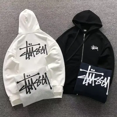 ¥138 STUSSY HOODIE 57151282(im 170cm 60kg i wear size S in the phot)