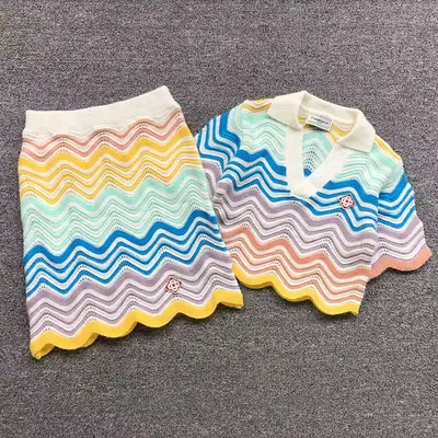 ¥335 CASABLANCA SWEATER SHORT SKIRT FEMAIE STYIE 571501127