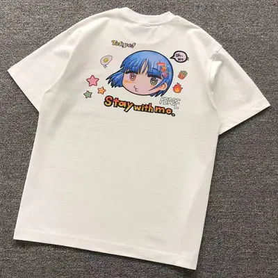 ¥115 J⭐⭐L⭐IN T-SHIRT 3107162502(im 170cm 60kg i wear size L in the phot)