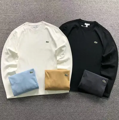 ¥95 LACOSTE LONG SLEEVED 3107171603(im 170cm 60kg i wear size L in the phot)