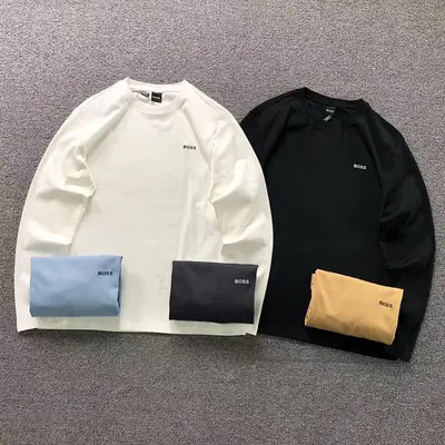 ¥95 H⭐G⭐ B⭐⭐S LONG SLEEVED 3107171103(im 170cm 60kg i wear size L in the phot)