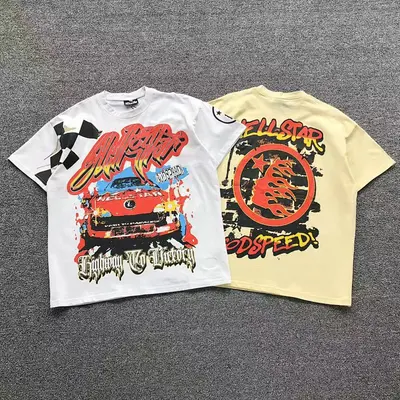 ¥108 HELLSTAR T-SHIRT 4107170477(im 170cm 60kg i wear size M in the phot)