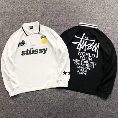 ￥108 STUSSY LONG SLEEVED 57240182（im 170cm 60kg i wear size S in the phot）
