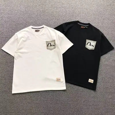 ¥88 EVISU T-SHIRT 580404134(im 170cm 60kg i wear size L in the phot)