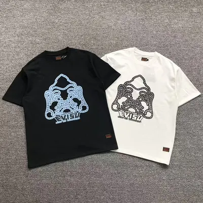 ¥88 EVISU T-SHIRT 572528134(im 170cm 60kg i wear size L in the phot)