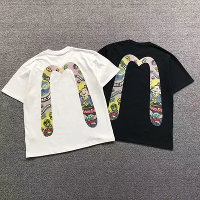¥88 EVISU T-SHIRT 572531134(im 170cm 60kg i wear size L in the phot)