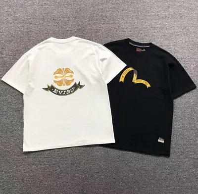¥88 EVISU T-SHIRT 572535134(im 170cm 60kg i wear size L in the phot)
