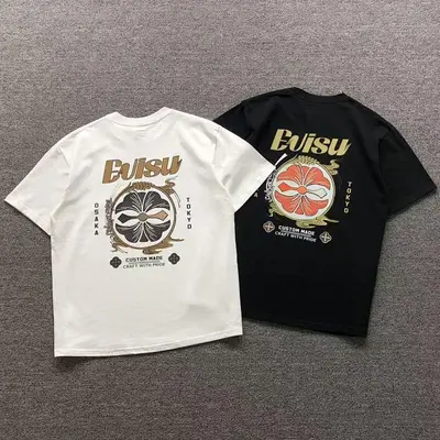 ¥88 EVISU T-SHIRT 572540134(im 170cm 60kg i wear size L in the phot)