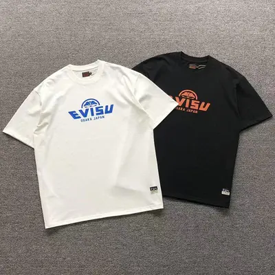 ¥88 EVISU T-SHIRT 572543134(im 170cm 60kg i wear size XL in the phot)