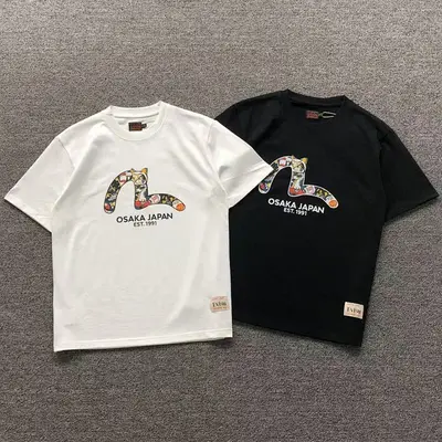 ¥88 EVISU T-SHIRT 572545134(im 170cm 60kg i wear size S in the phot)