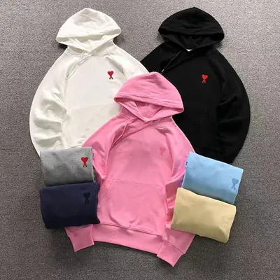 ￥118 AMI HOODIE 57280588（im 170cm 60kg i wear size M in the phot）