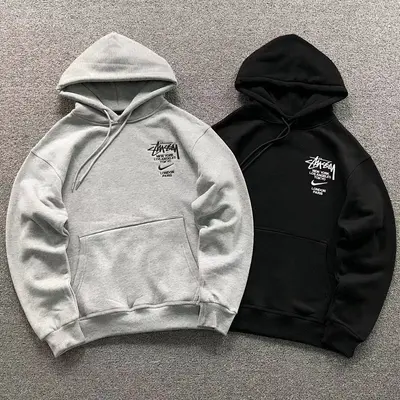 ￥128 STUSSY N⭐K⭐ HOODIE 57290282（im 170cm 60kg i wear size S in the phot）