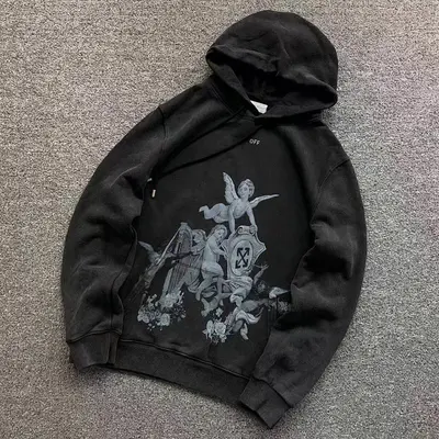 ￥195 OFF-WHITE HOODIE 57312119（im 170cm 60kg i wear size S in the phot）