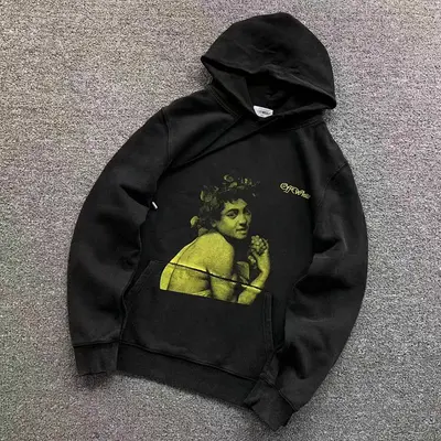 ￥195 OFF-WHITE HOODIE 57311919（im 170cm 60kg i wear size S in the phot）