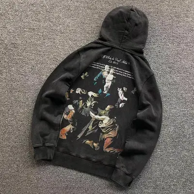 ￥195 OFF-WHITE HOODIE 57311819（im 170cm 60kg i wear size S in the phot）