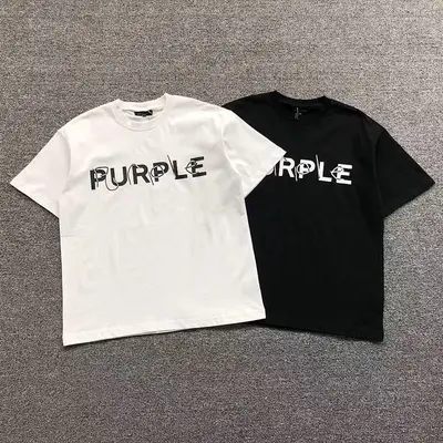 ￥85 PURPLE T-SHIRT 1108013274（im 170cm 60kg i wear size S in the phot）