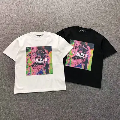 ￥85 PURPLE T-SHIRT 1108013574（im 170cm 60kg i wear size S in the phot）